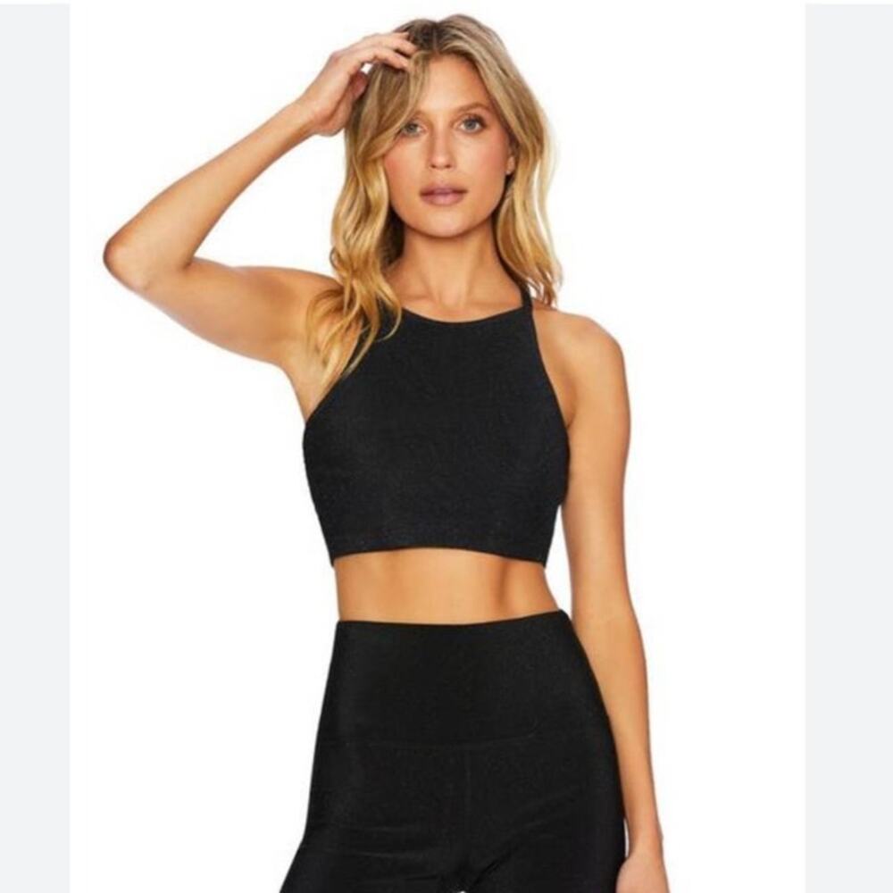 Beach Riot Black Anna Tank size S